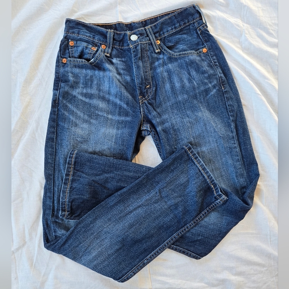 Levi Strauss Co mens 514 straight leg denim jeans 27x30